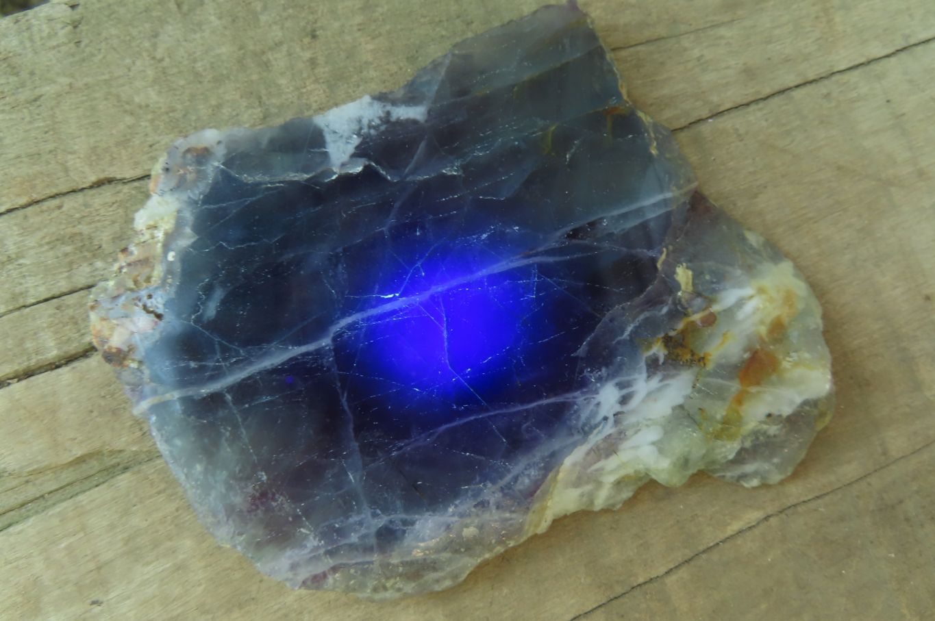 Polished Watermelon Fluorite Slices x 6 From Uis, Namibia - Toprock Gemstones and Minerals 