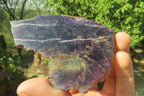 Polished Watermelon Fluorite Slices x 6 From Uis, Namibia - Toprock Gemstones and Minerals 