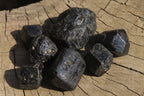 Natural Alluvial Schorl Black Tourmaline Crystals x 1.9 Kg Lot From Zimbabwe - Toprock Gemstones and Minerals 