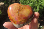 Polished Polychrome Jasper Hearts x 6 From Madagascar - Toprock Gemstones and Minerals 