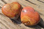 Polished Polychrome Jasper Hearts x 6 From Madagascar - Toprock Gemstones and Minerals 