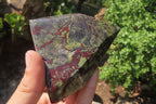 Polished Dragons Blood Stone Points x 3 From Tshipise, South Africa - Toprock Gemstones and Minerals 