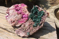 Natural Salrose Cobaltion Dolomite Specimens x 3 From Kakanda, Congo - Toprock Gemstones and Minerals 