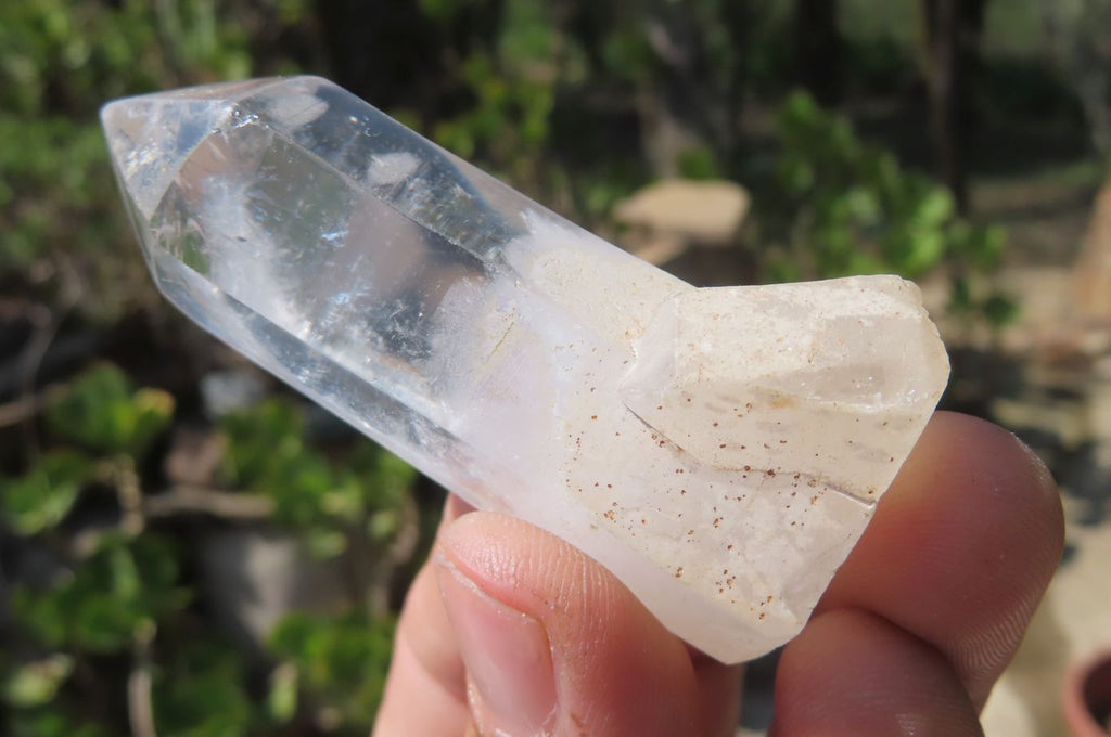 Polished Clear Quartz Crystals x 12 From Madagascar - Toprock Gemstones and Minerals 