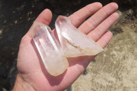 Polished Clear Quartz Crystals x 12 From Madagascar - Toprock Gemstones and Minerals 