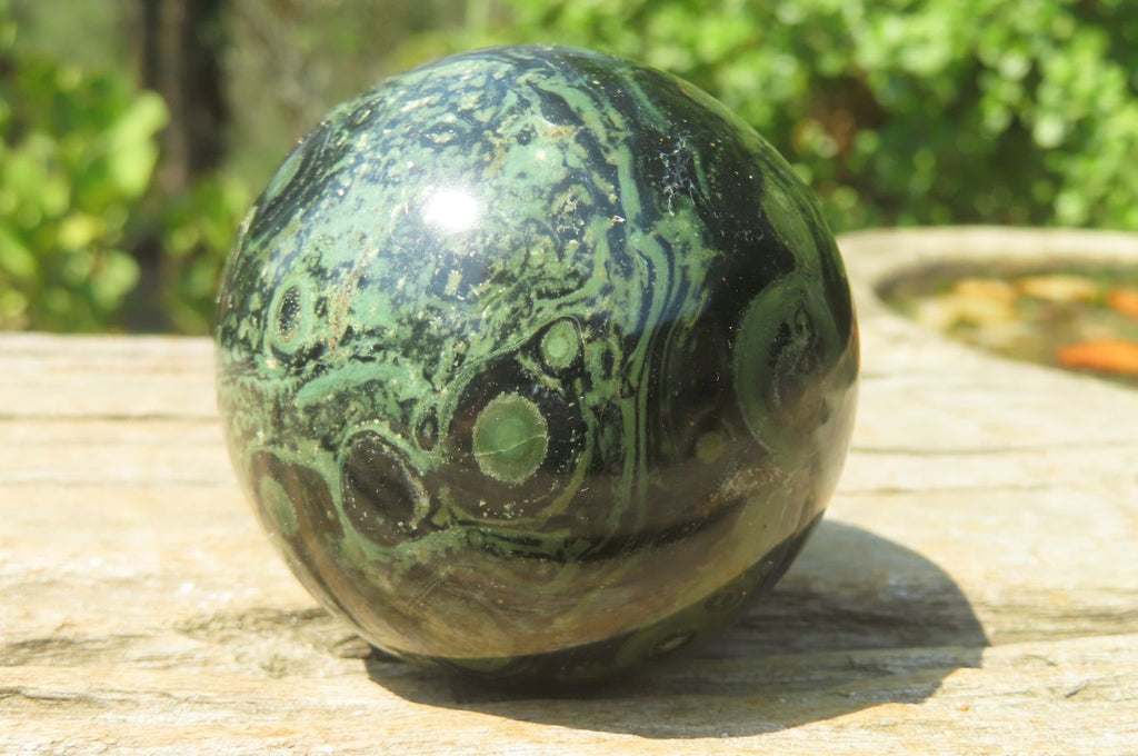 Polished Stromatolite Jasper Spheres x 4 From Katsepy, Madagascar - Toprock Gemstones and Minerals 