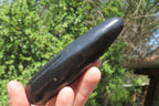 Polished Black Basalt Massage Wands x 12 From Madagascar - Toprock Gemstones and Minerals 