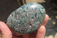 Polished Rare Emerald Mica In Matrix Free Forms x 6 From Mutoko, Zimbabwe - Toprock Gemstones and Minerals 