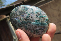 Polished Rare Emerald Mica In Matrix Free Forms x 6 From Mutoko, Zimbabwe - Toprock Gemstones and Minerals 