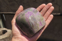 Polished Stichtite Standing Free Forms x 3 From Barberton, South Africa - Toprock Gemstones and Minerals 