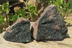 Natural Libethenite Crystals On Dolomite Matrix Specimens x 2 From Shituru, Congo - Toprock Gemstones and Minerals 