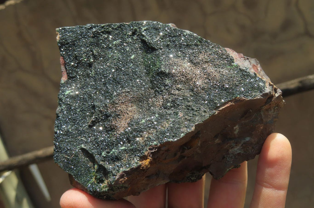 Natural Libethenite Crystals On Dolomite Matrix Specimens x 2 From Shituru, Congo - Toprock Gemstones and Minerals 