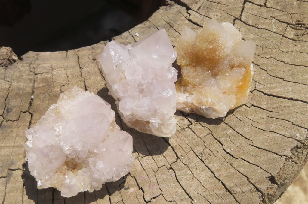 Natural Limonite Spirit Quartz Clusters x 13 From Boekenhouthoek, South Africa - Toprock Gemstones and Minerals 