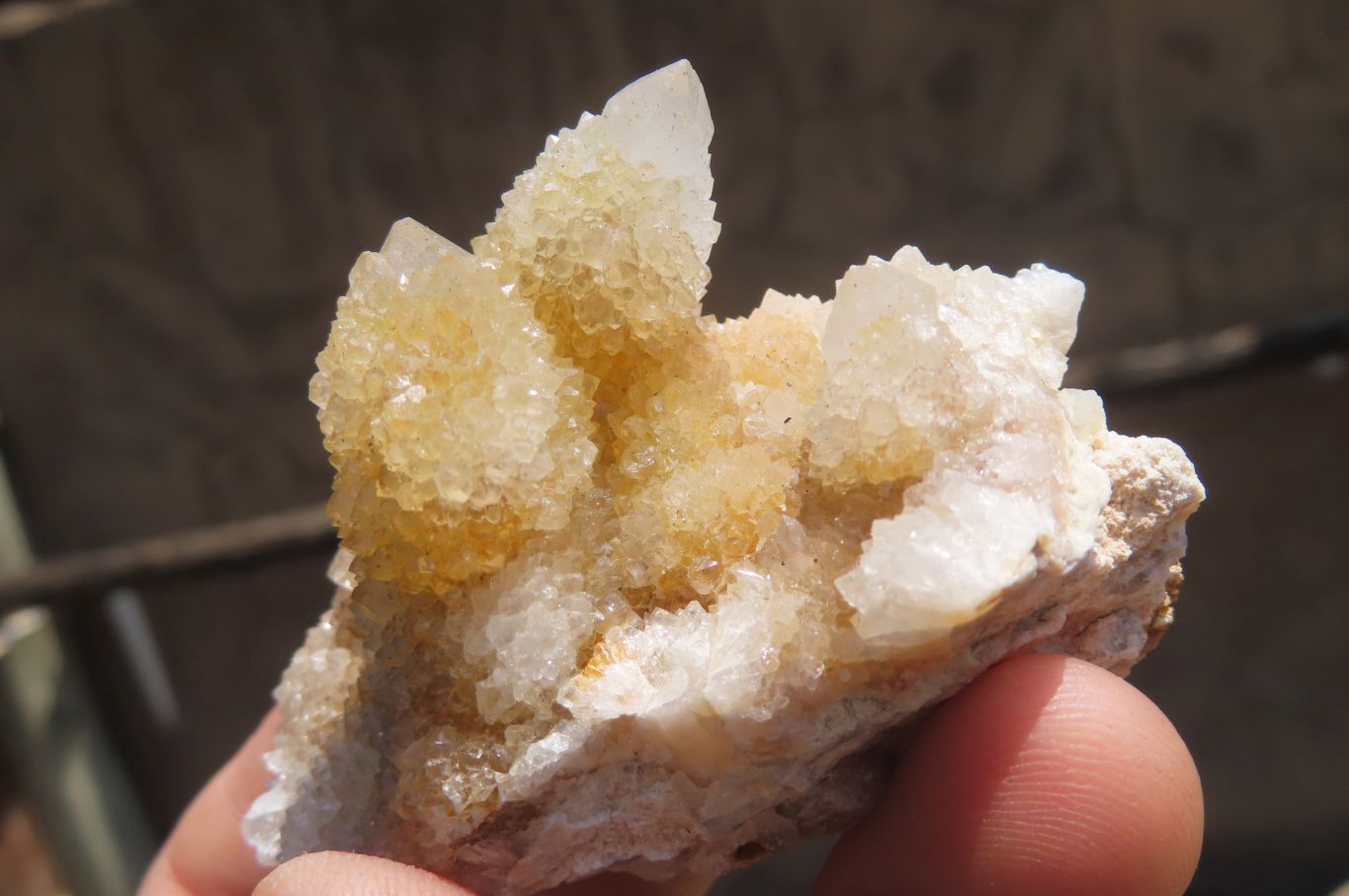 Natural Limonite Spirit Quartz Clusters x 13 From Boekenhouthoek, South Africa - Toprock Gemstones and Minerals 