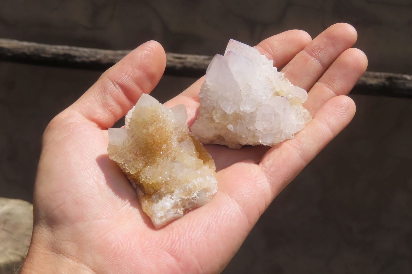 Natural Limonite Spirit Quartz Clusters x 13 From Boekenhouthoek, South Africa - Toprock Gemstones and Minerals 