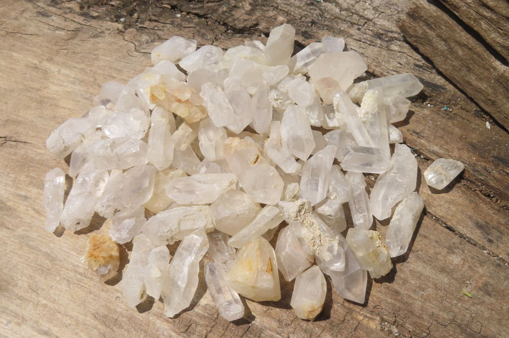 Natural Clear Quartz Crystals x 2 Kg Lot From Zambia - Toprock Gemstones and Minerals 