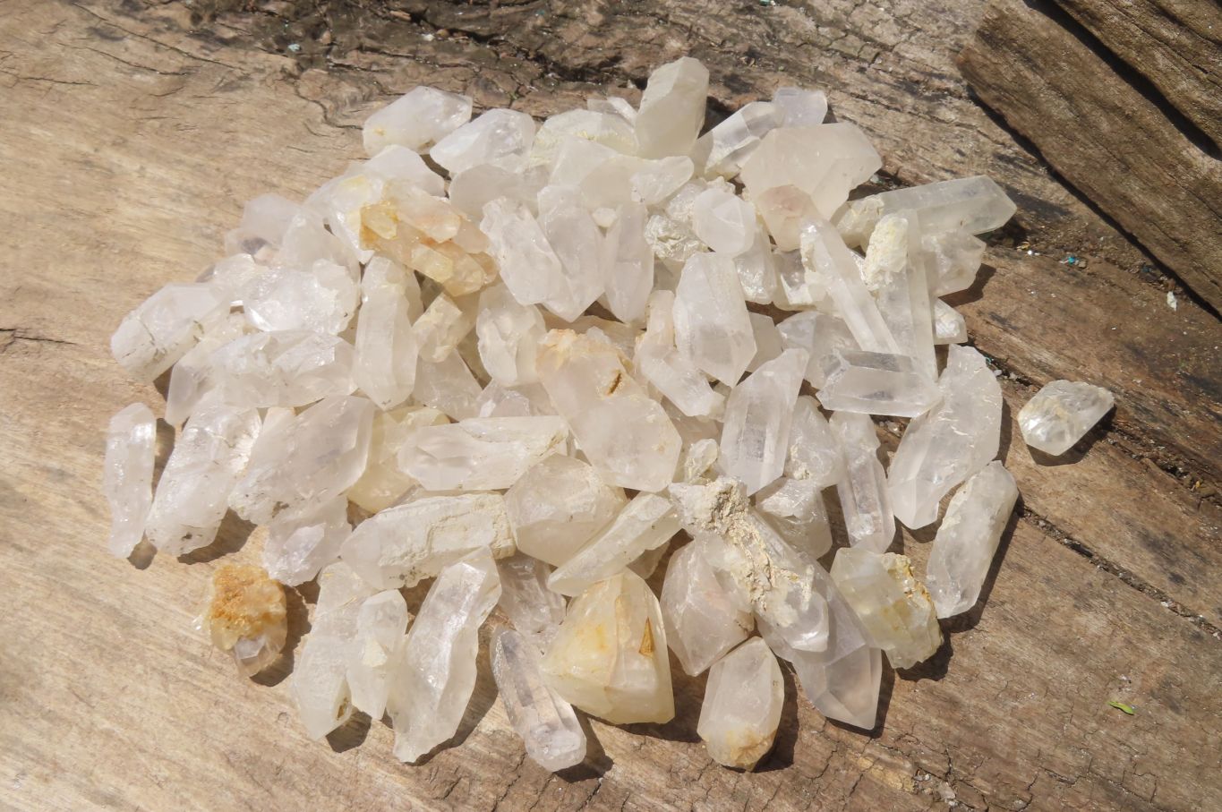 Natural Clear Quartz Crystals x 2 Kg Lot From Zambia - Toprock Gemstones and Minerals 