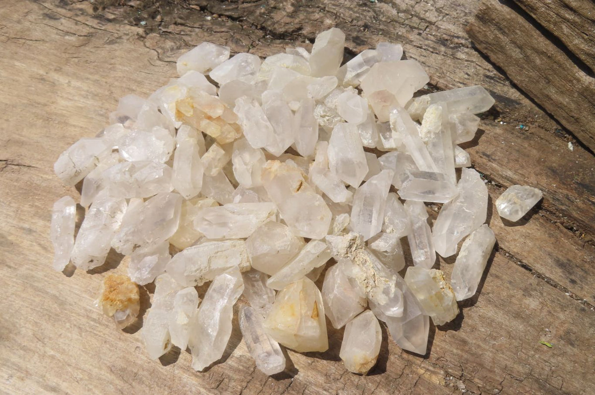 Natural Clear Quartz Crystals x 2 Kg Lot From Zambia - Toprock Gemstones and Minerals 