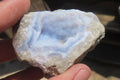 Natural Blue Lace Agate Geode Specimens x 14 From Nsanje, Malawi - Toprock Gemstones and Minerals 
