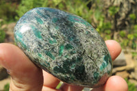 Polished Rare Emerald Mica In Matrix Free Forms x 6 From Mutoko, Zimbabwe - Toprock Gemstones and Minerals 
