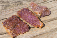 Natural Amethystos Amethyst Plates x 6 From Kwaggafontein, South Africa - Toprock Gemstones and Minerals 
