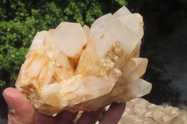 Natural Mixed Quartz Clusters x 3 From Madagascar - Toprock Gemstones and Minerals 
