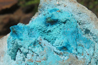 Natural Drusy Coated Chrysocolla Specimens x 4 From Congo - Toprock Gemstones and Minerals 