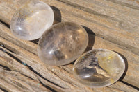 Polished Clear Quartz Palm Stones x 12 From Madagascar - Toprock Gemstones and Minerals 