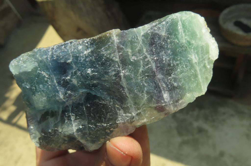 Natural Watermelon Fluorite Cobbed Specimens x 7 From Uis, Namibia - Toprock Gemstones and Minerals 