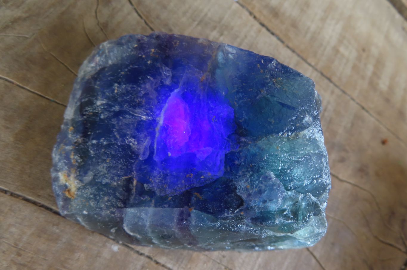 Natural Watermelon Fluorite Cobbed Specimens x 7 From Uis, Namibia - Toprock Gemstones and Minerals 