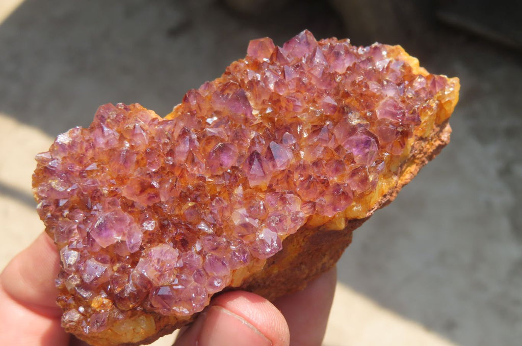 Natural Amethystos Amethyst Specimens x 7 From Kwaggafontein, South Africa - Toprock Gemstones and Minerals 