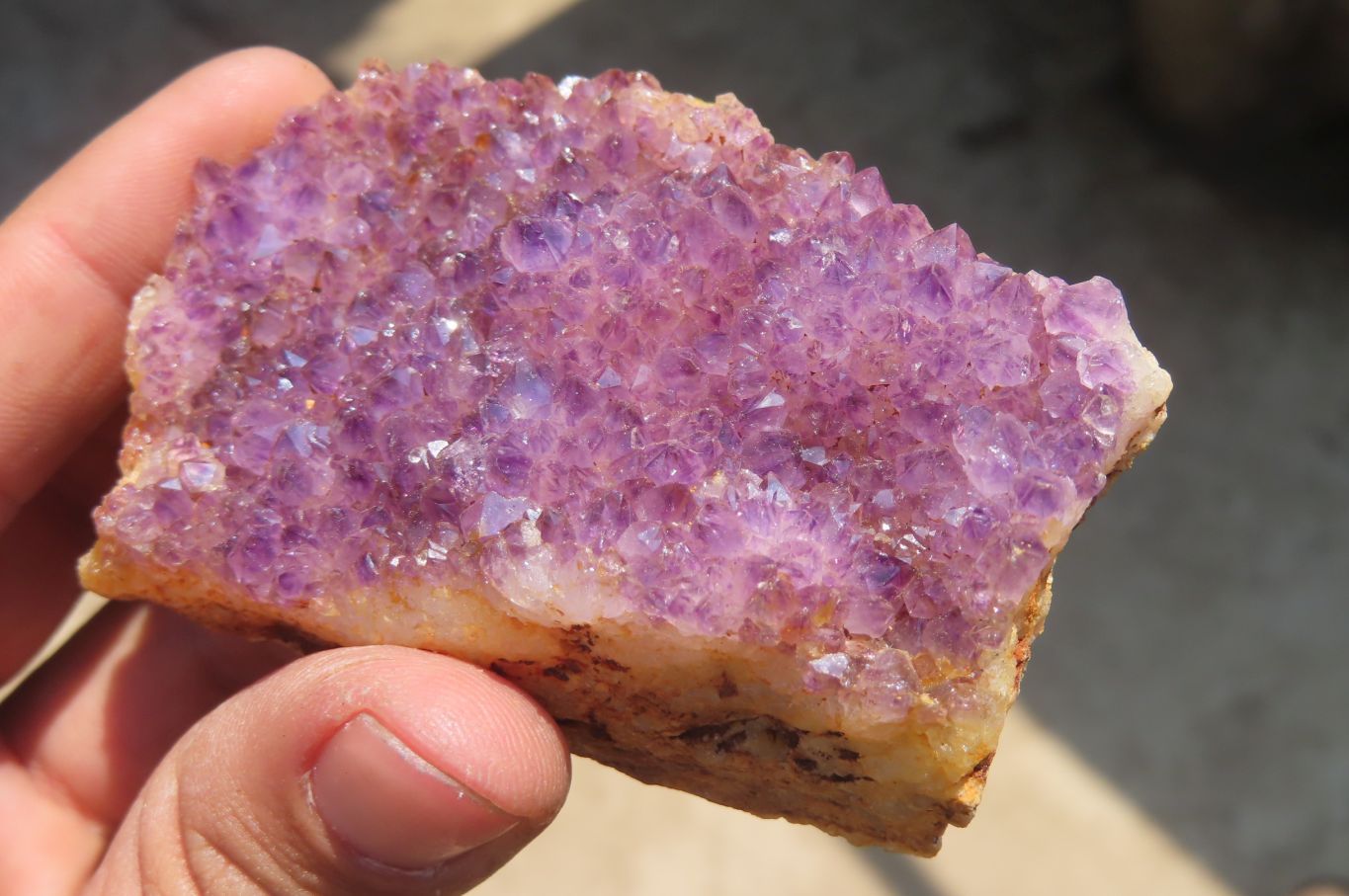 Natural Amethystos Amethyst Specimens x 7 From Kwaggafontein, South Africa - Toprock Gemstones and Minerals 