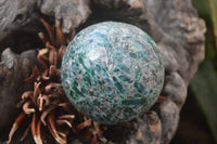 Polished Emerald Mica In Matrix Spheres x 2 From Mutoko, Zimbabwe - Toprock Gemstones and Minerals 