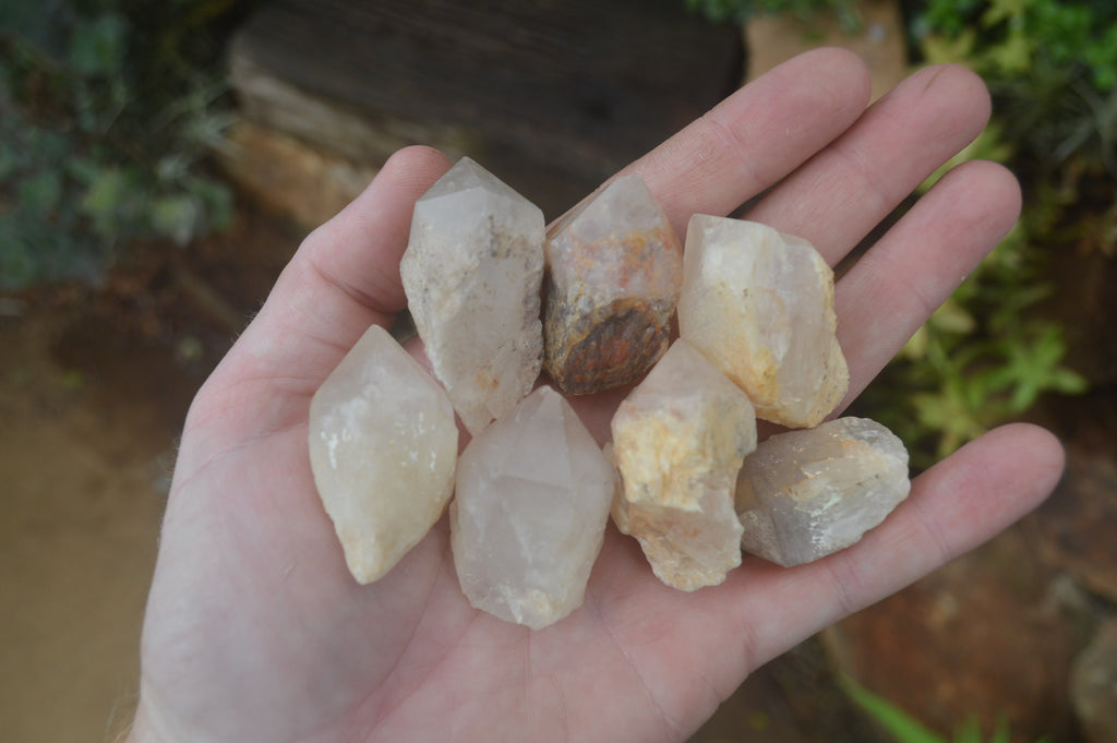 Natural Pineapple Candle Quartz Crystals x 63 From Antsirabe, Madagascar - Toprock Gemstones and Minerals 