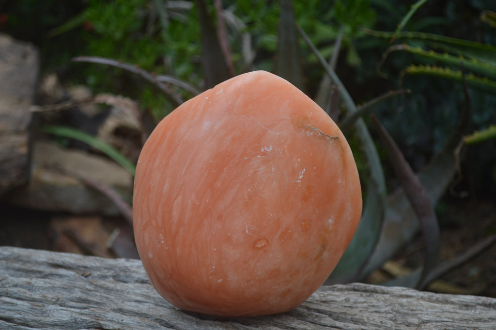 Polished Orange Twist Calcite Standing Free Form x 1 From Maevantanana, Madagascar - Toprock Gemstones and Minerals 