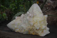 Natural Pineapple Candle Quartz Cluster x 1 From Antsirabe, Madagascar - Toprock Gemstones and Minerals 