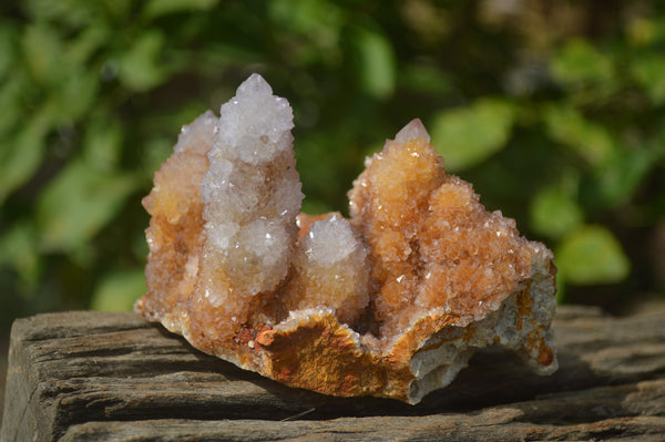 Natural Amethyst Spirit Quartz Clusters x 3 From Boekenhouthoek, South Africa