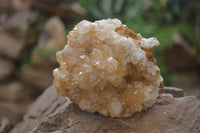 Natural Limonite Quartz Clusters x 5 From Solwezi, Zambia - Toprock Gemstones and Minerals 