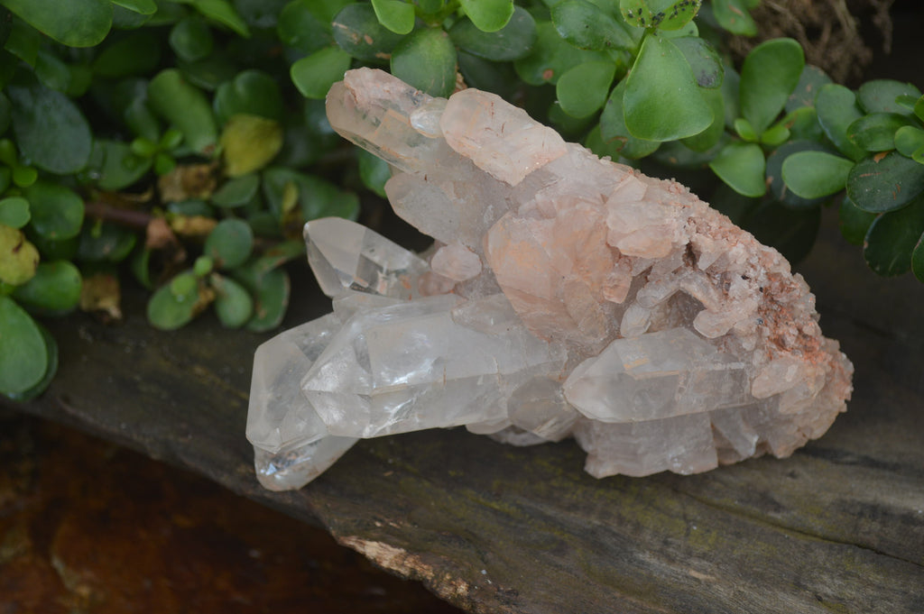 Natural Quartz Clusters x 3 From Madagascar - Toprock Gemstones and Minerals 