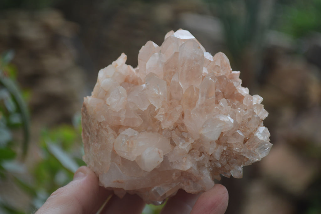 Natural Quartz Clusters x 3 From Madagascar - Toprock Gemstones and Minerals 