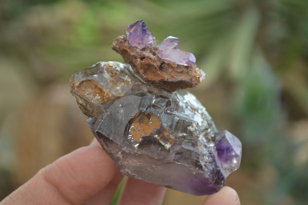 Hand Made Amethyst Conglomerate Specimens x 6 From Chiredzi, Zimbabwe - Toprock Gemstones and Minerals 
