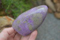 Polished Stichtite Standing Free Forms x 2 From Barberton, South Africa - Toprock Gemstones and Minerals 