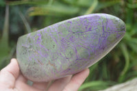 Polished Stichtite Standing Free Forms x 2 From Barberton, South Africa - Toprock Gemstones and Minerals 