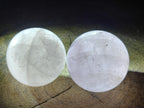 Polished Rose Quartz Spheres x 6 From Madagascar - Toprock Gemstones and Minerals 