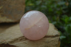 Polished Rose Quartz Spheres x 6 From Madagascar - Toprock Gemstones and Minerals 