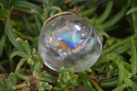 Polished Clear Quartz Palm Stones x 24 From Madagascar - Toprock Gemstones and Minerals 