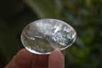 Polished Clear Quartz Palm Stones x 24 From Madagascar - Toprock Gemstones and Minerals 