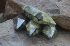 Polished Double Terminated Leopard Stone Points x 6 From Zimbabwe - Toprock Gemstones and Minerals 