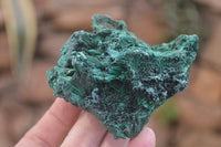 Natural Silky Malachite Specimens x 6 From Kasompe, Congo - Toprock Gemstones and Minerals 