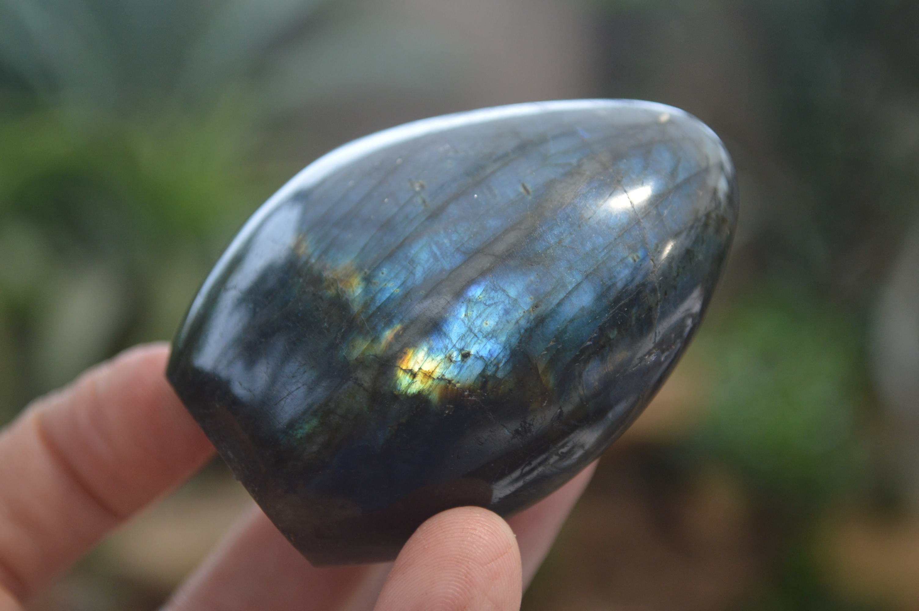 Polished Labradorite Standing Free Forms x 6 From Madagascar - Toprock Gemstones and Minerals 